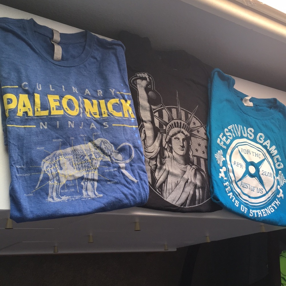 Assorted Men’s CrossFit Shirts